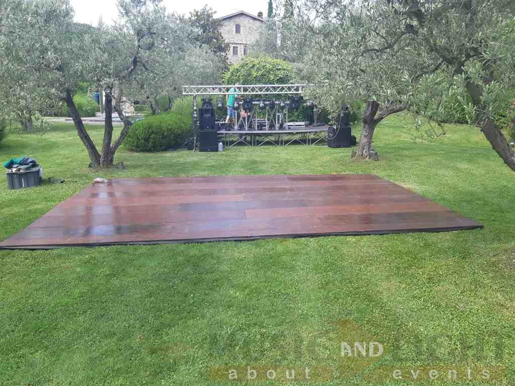 DANCE FLOOR, PISTA DA BALLO WEDDING/MATRIMONI IN TOSCANA